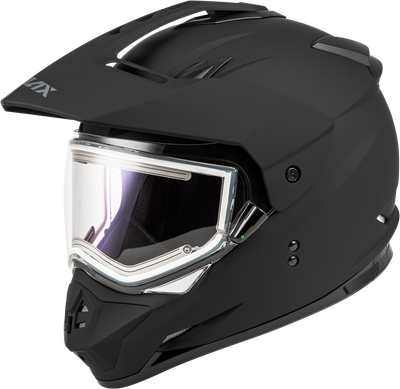 MAX MD-74S SPECTRE SNOW HELMET W/ ELEC SHIELD MATTE BLUE/GRN