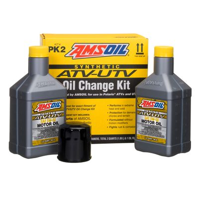 Amsoil Polaris Sportsman Scrambler 500 - 1000 Oil Change Kit