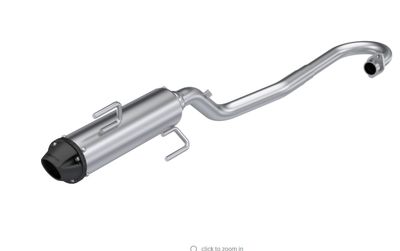 MBRP 4&quot; Single Slip-on, Performance Series Muffler, 2015-2025 Honda Foreman 420 IRS / Rubicon 500/520