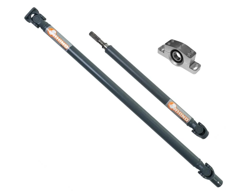 Polaris RZR XP Turbo Heavy-Duty Ujoint Style Prop Shaft + Carrier Front and Rear—Rhino Driveline