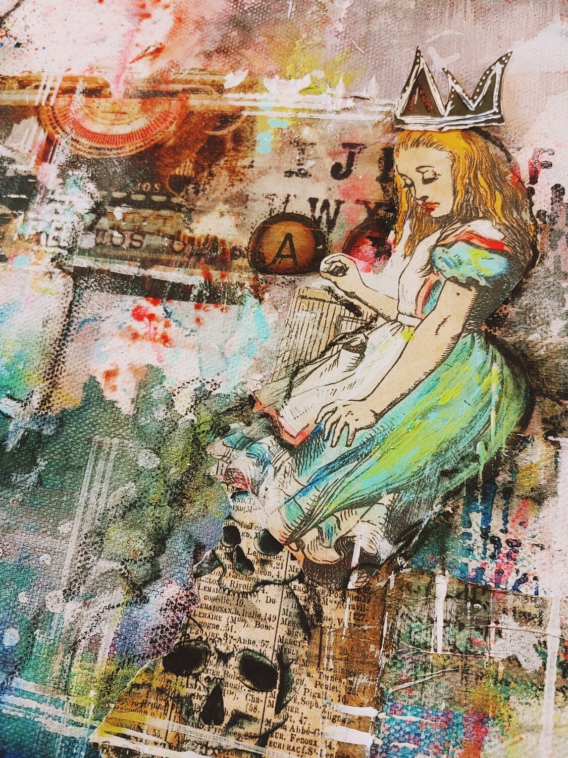 Messages from Alice Private Art Journal Print