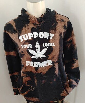 Support Your Local Farmer Rusty Hoodie