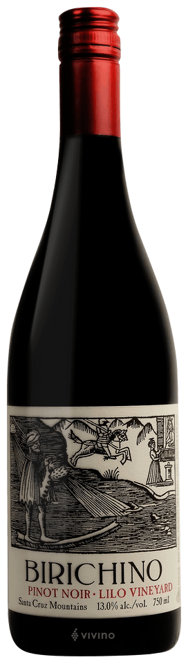 BIRICHINO PINOT NOIR LILO VINEYARD SANTA CRUZ MOUNTAINS 2019