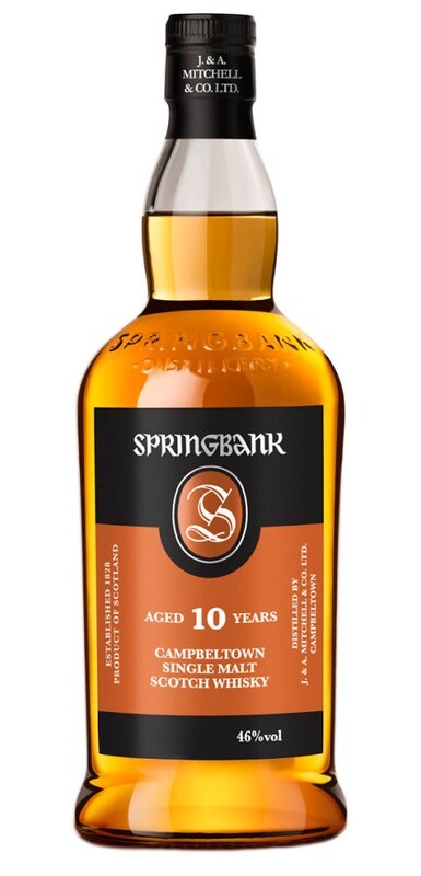 SPRINGBANK CAMPBELTOWN SINGLE MALT  SCOTCH  10 YEARS