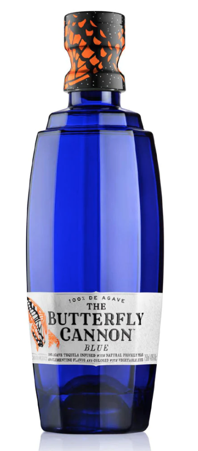 BUTTERFLY CANNON BLUE AGAVE SILVER TEQUILA 