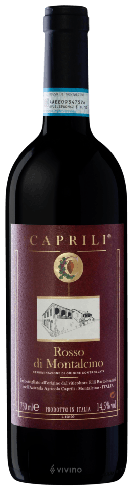 #7 CAPRILI  ROSSO DI MONTALCINO 2020 (6 Bottles)
