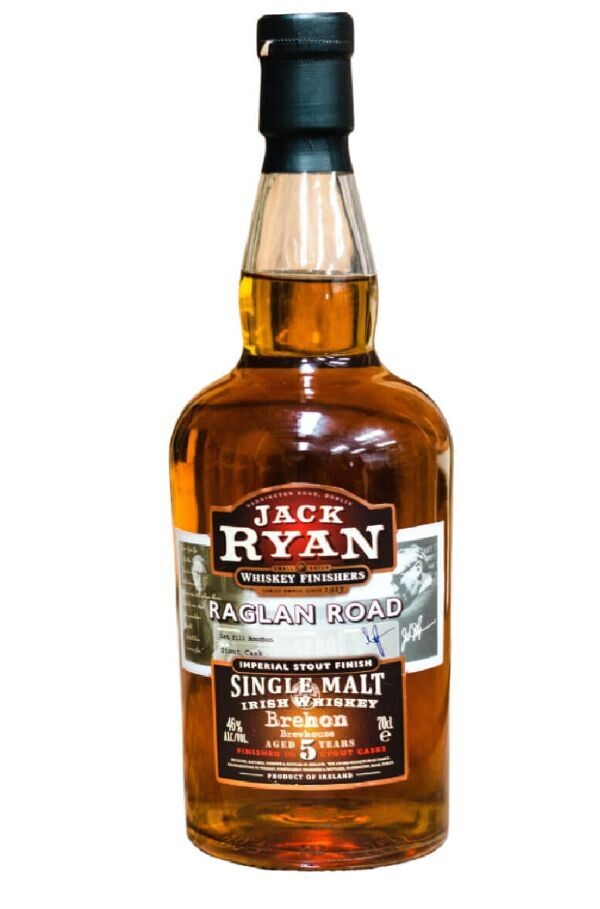 JACK RYAN RAGLAN ROAD IRISH WHISKEY SINGLE MALT 5 YEARS 