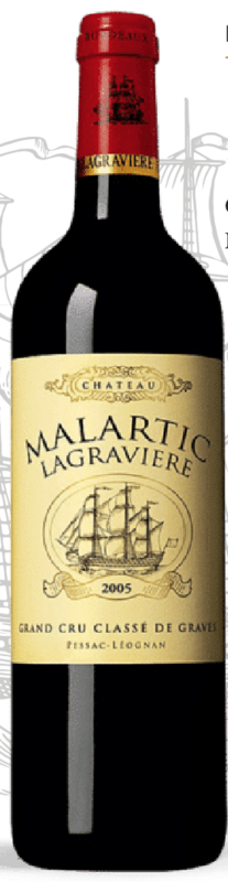 CHATEAU MALARTIC LAGRAVIERE GRAND CRU CLASSE RED 2005  MAGNUM