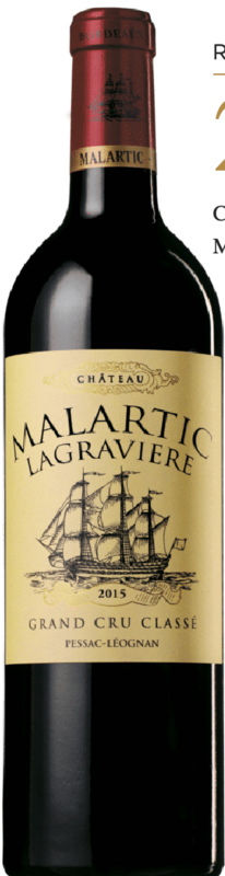 CHATEAU MALARTIC LAGRAVIERE GRAND CRU CLASSE RED 2015 