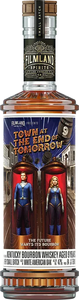 #3 FILMLAND SPIRITS TOWN AT THE END OF TOMORROW KENTUCKY BOURBON AGED 9 YEARS  47%