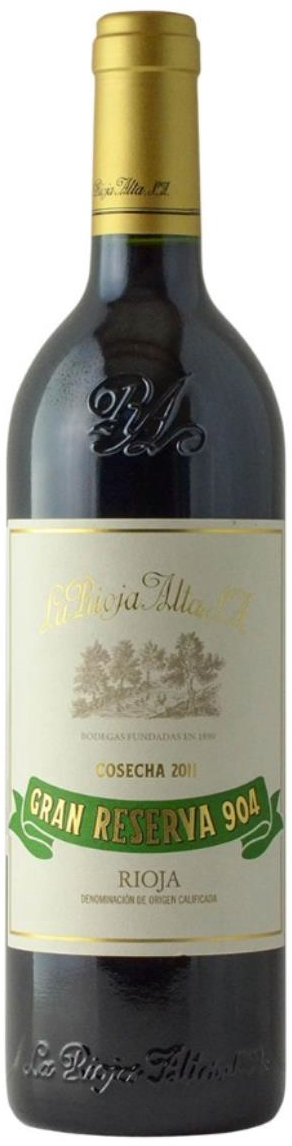 LA RIOJA ALTA &#39;904&#39; GRAN RESERVA  2015