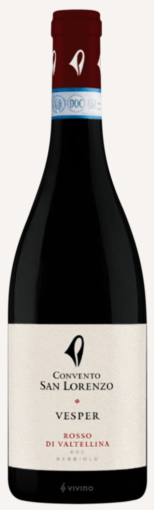 CONVENTO SAN LORENZO VESPER ROSSO DI VALTELLINA 2021