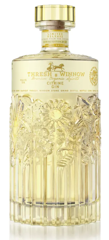 THRESH &amp; WINNOW  SMALL BATCH ORGANIC CITRINE GIN CHICAGO