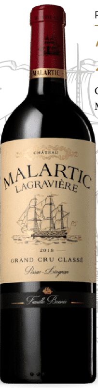 CHATEAU MALARTIC LAGRAVIERE GRAND CRU CLASSE 2018 RED MAGNUM CHATEAU MALARTIC LAGRAVIERE GRAND CRU CLASSE 2018 RED MAGNUM