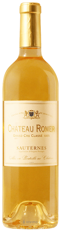 CHATEAU ROMER SAUTERNES 2018 375ML CHATEAU ROMER SAUTERNES 2018 375ML