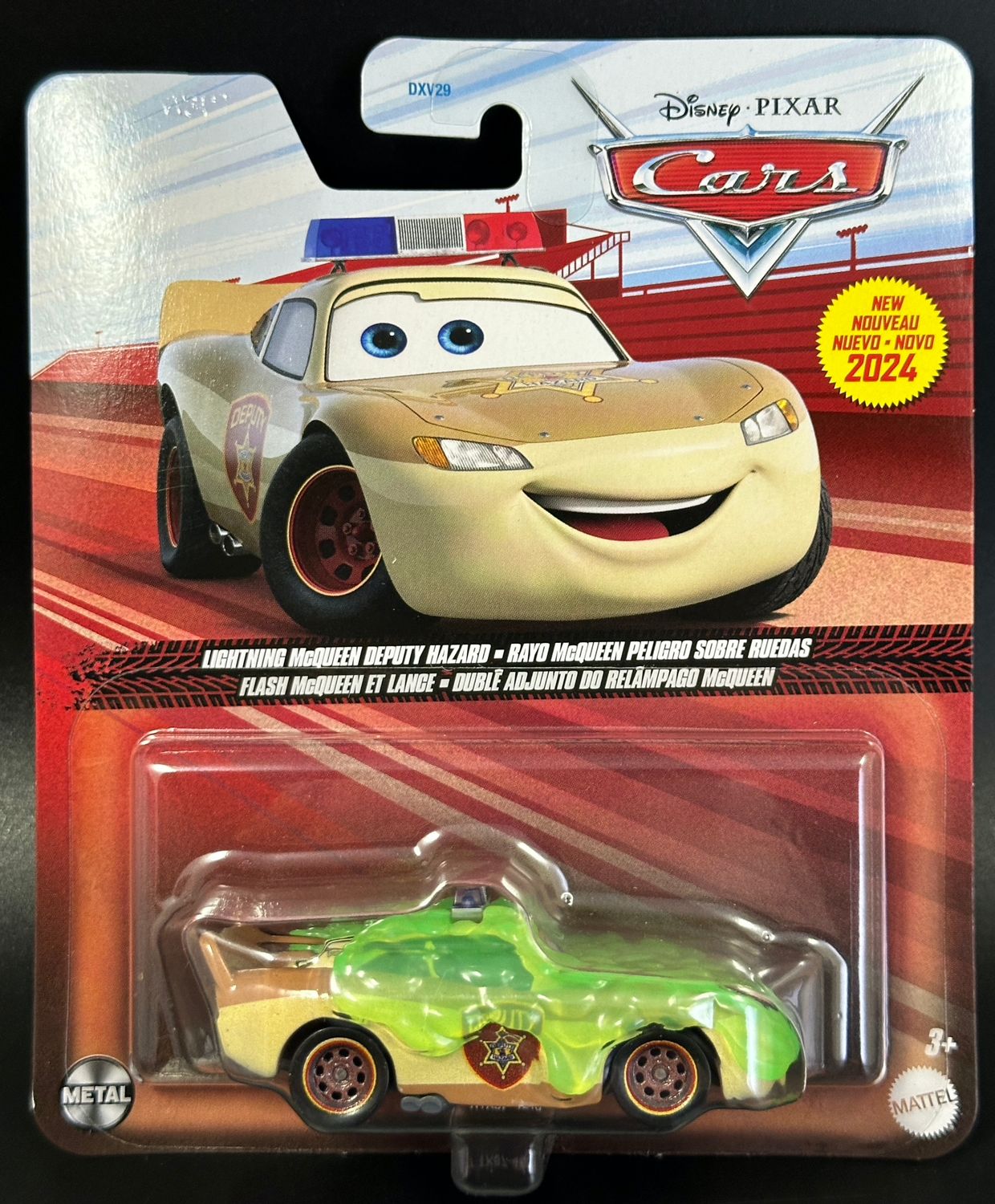 Lightning McQueen Deputy Sheriff WITH SLIME! ~ Disney PIXAR &#39;CARS&#39;