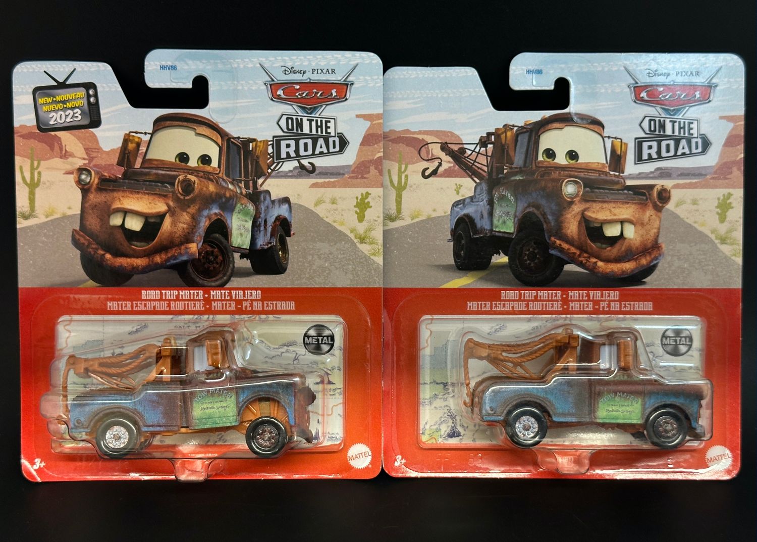 BOTH VARIATIONS of Road Trip Mater ~ Disney PIXAR &#39;CARS&#39;