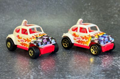 TWO Hot Wheels (VARIATION PAIR) Volkswagen Baja Bug VW Beetle from Multi-Pack