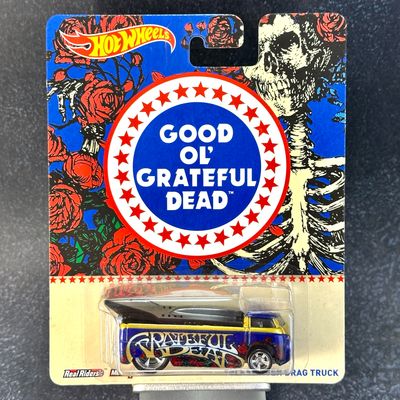 Hot Wheels PREMIUM Grateful Dead VW Single-Cab Bus / Volkswagen Drag Truck