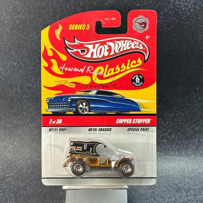 AUTOGRAPHED Hot Wheels CHASE Classics Copper Stopper/Paddy Wagon