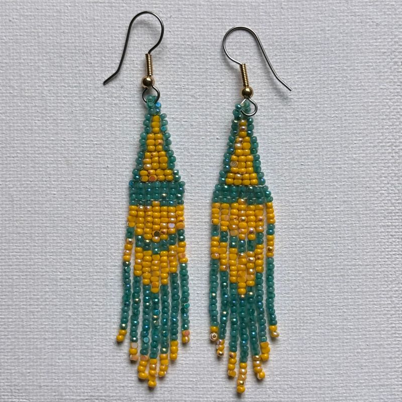 Yellow and Green Fringes