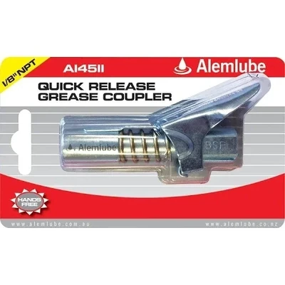 Alemlube Quick Release Grease Coupler 1/8