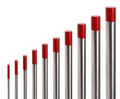 TUNGSTEN ELECTRODE THORIATED 2% RED 3.2MM - 10 Pack