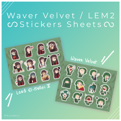 Waver Velvet / LEM2 Stickers Sheets