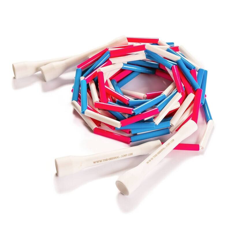 Double Dutch Ropes (fuchsia-blanc-bleu)