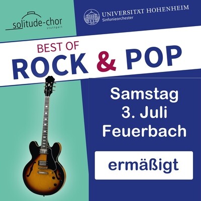 Ermäßigtes Ticket* - Konzert 2 - Feuerbach - Sonntag, 3. Juli 2022