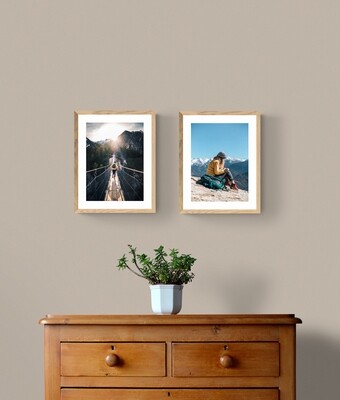 GALLERY PHOTO WALLS 9- Set of two 12.5"x16.5"