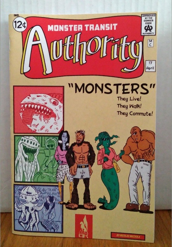 M.T.A. (Monster Transit Authority) Comic