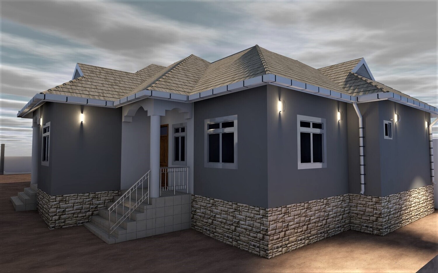 Apartment house plan