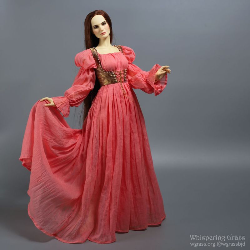strapless open back dress Santiago Cut-Out Ruffle Maxi Dress Blush main image 0