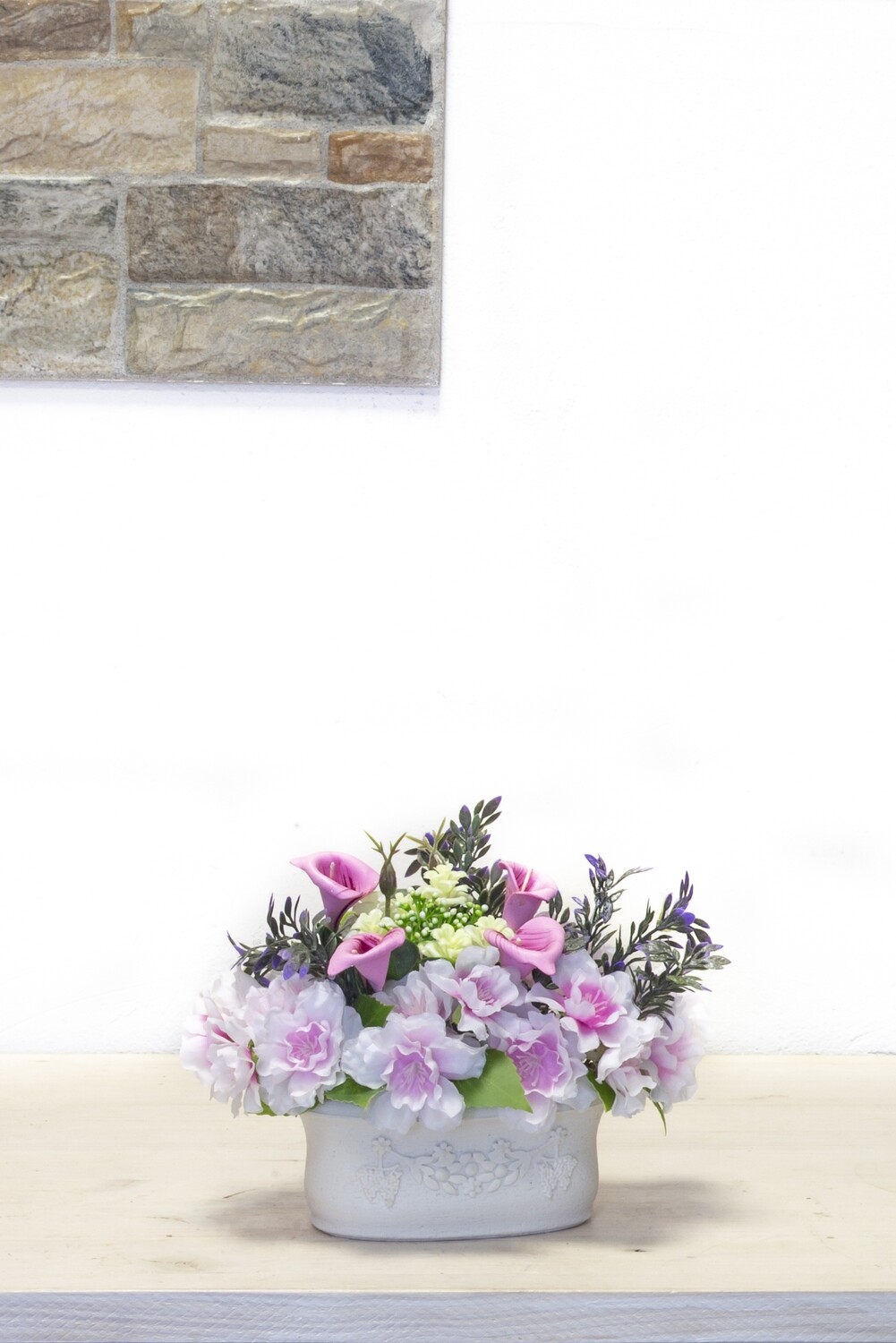 Composizione fiori artificiali