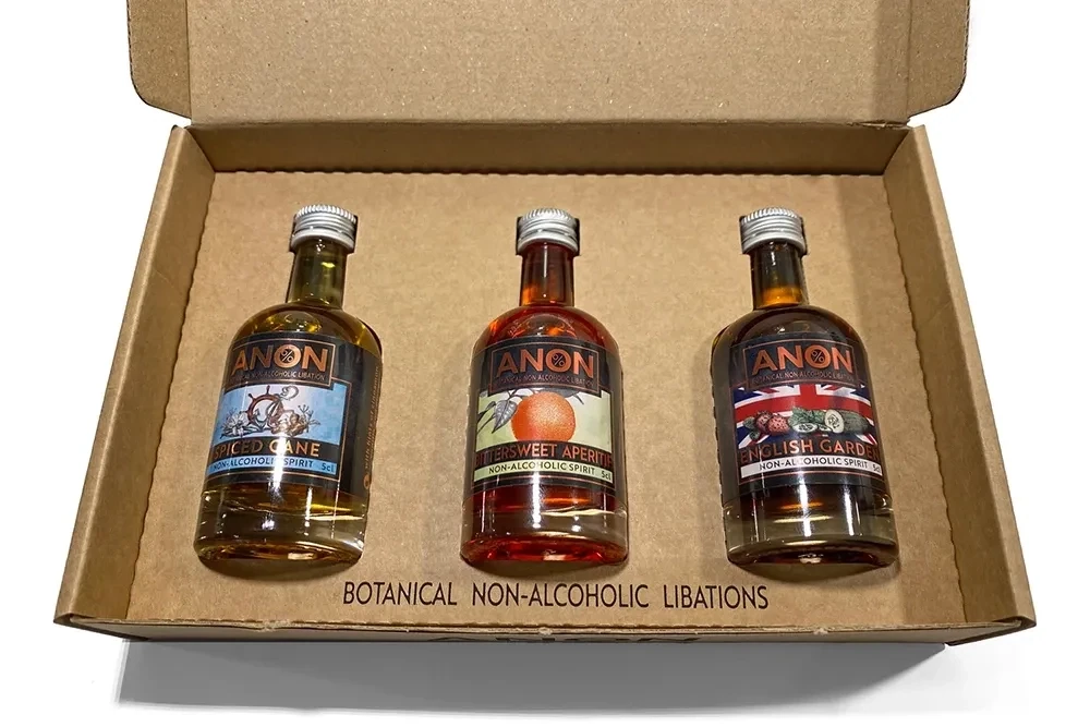 Non Alcoholic Miniatures Gift Set | ANON 3 x 5cl bottles