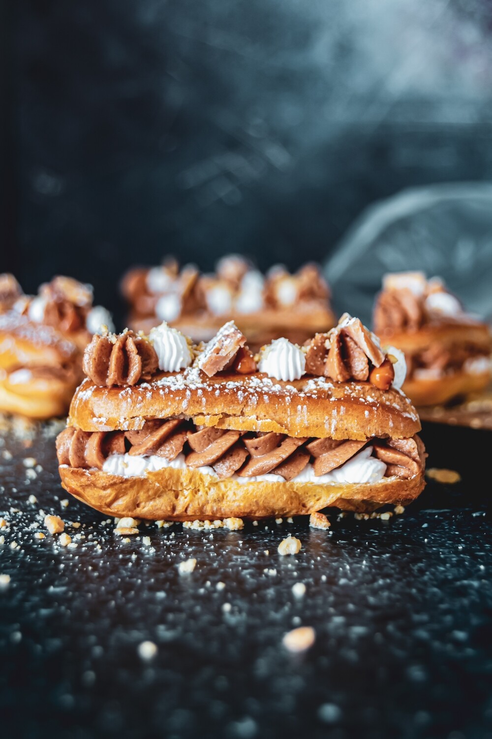 Peanut Butter Fudge Eclair