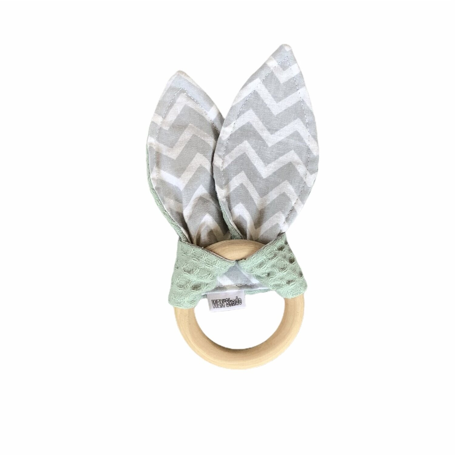 Knisper oren oud groen wafel grijs zigzag