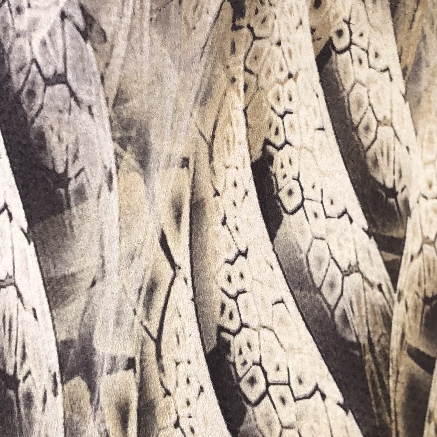 #53 Stokke newborn hoes, Zand/bruin dierenprint. Ook voor Kidsmill up.