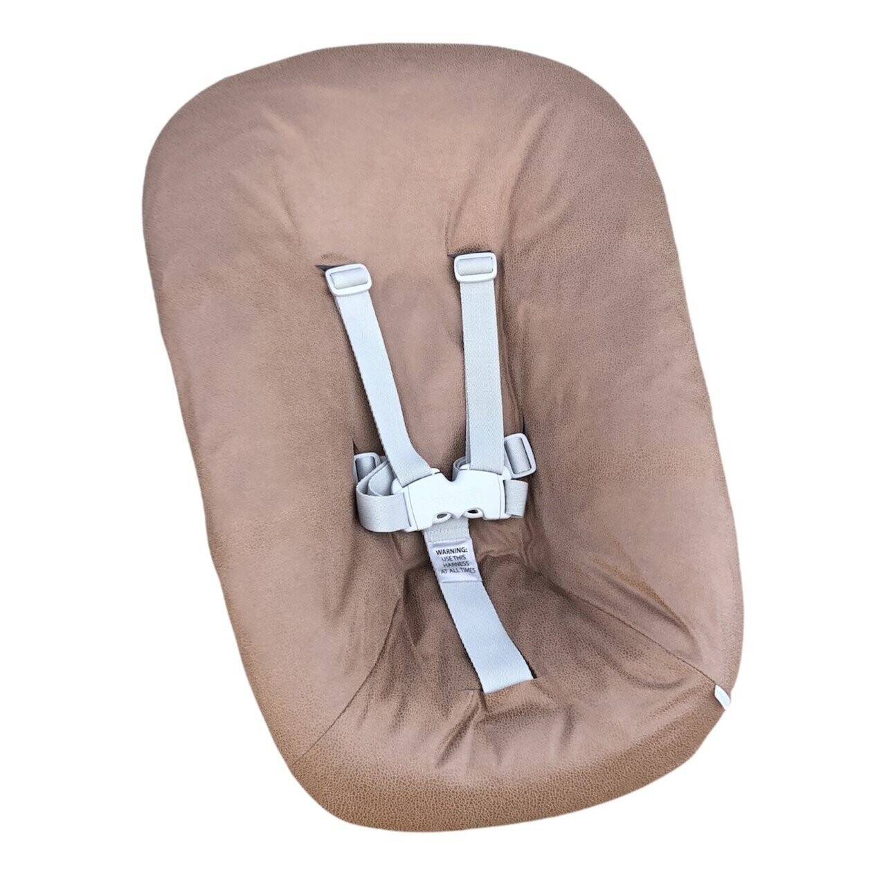 #54 Stokke newborn hoes, bruin suède look. Ook voor Kidsmill up.