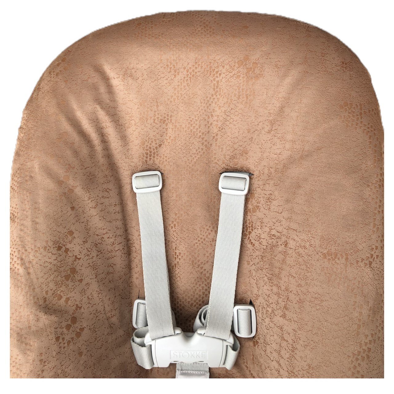 #52 Stokke newborn hoes, Camel bruin slangenprint. Ook voor Kidsmill up.