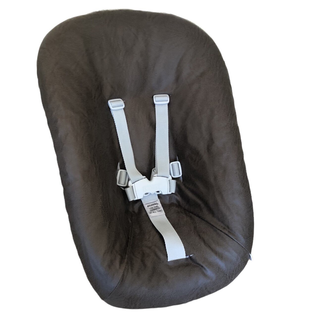 #69 Stokke newborn hoes, Donker bruin suede look. Ook voor Kidsmill up.