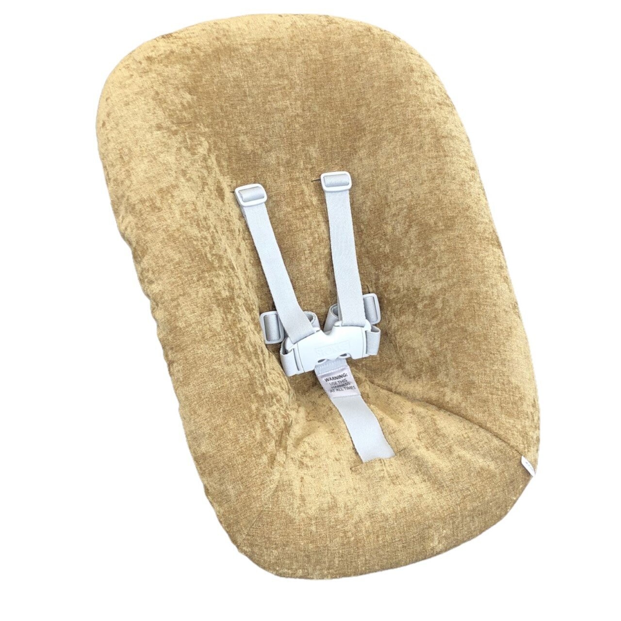 #03 Stokke newborn hoes, Goud fluweel grof geweven. Ook voor Kidsmill up.