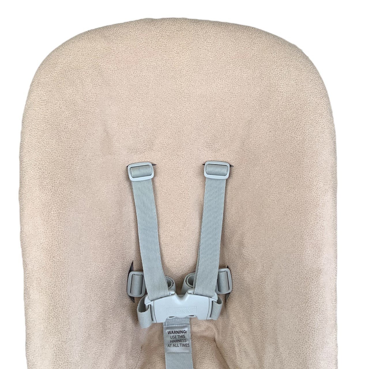 #72 Stokke newborn hoes, Licht zalm suéde look. Ook voor Kidsmill up.