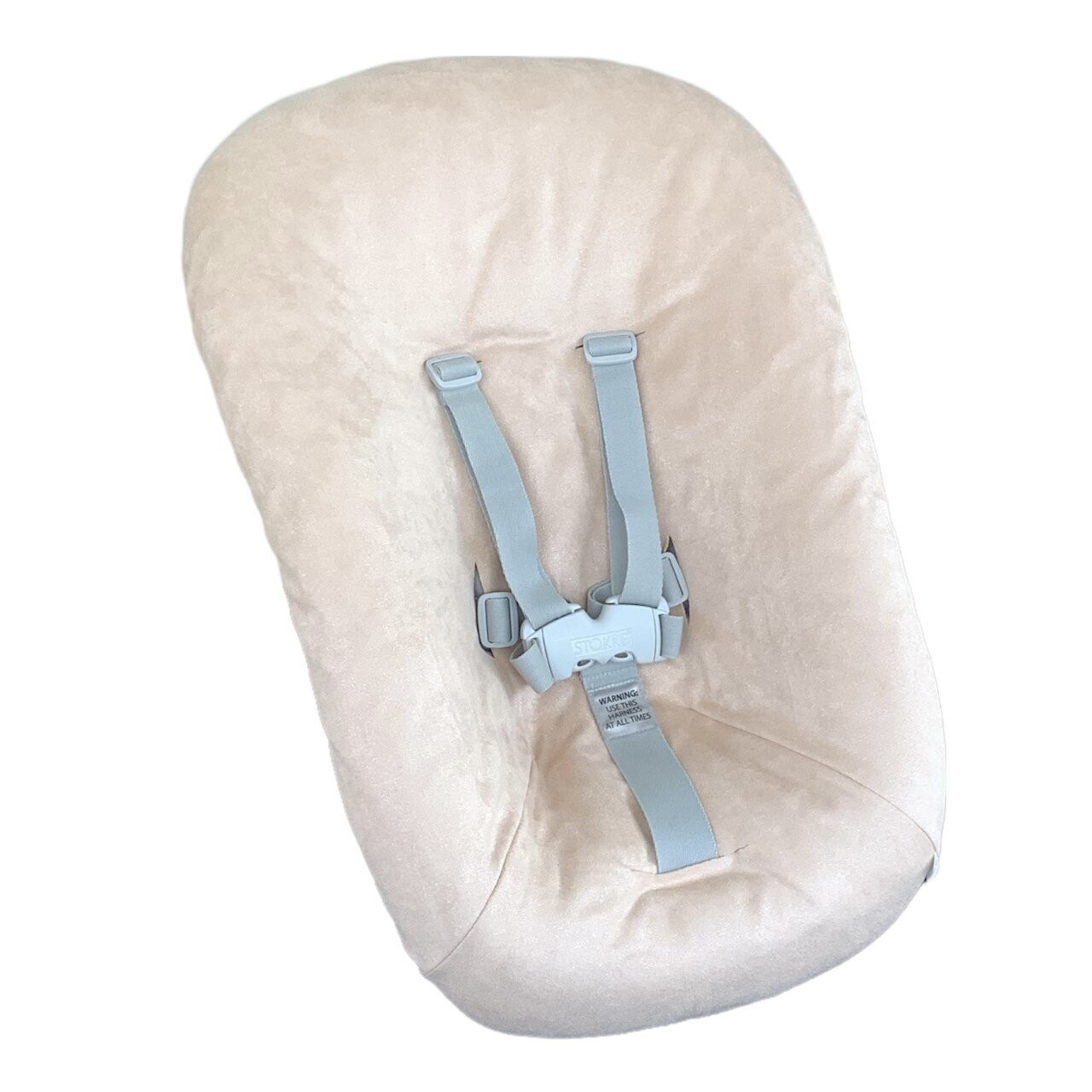 #71 Stokke newborn hoes, Licht zalm glitter. Ook voor Kidsmill up.