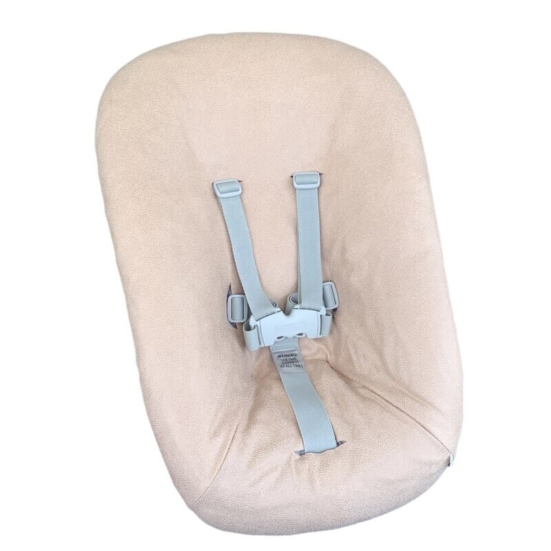 #72 Stokke newborn hoes, Licht zalm suéde look. Ook voor Kidsmill up.