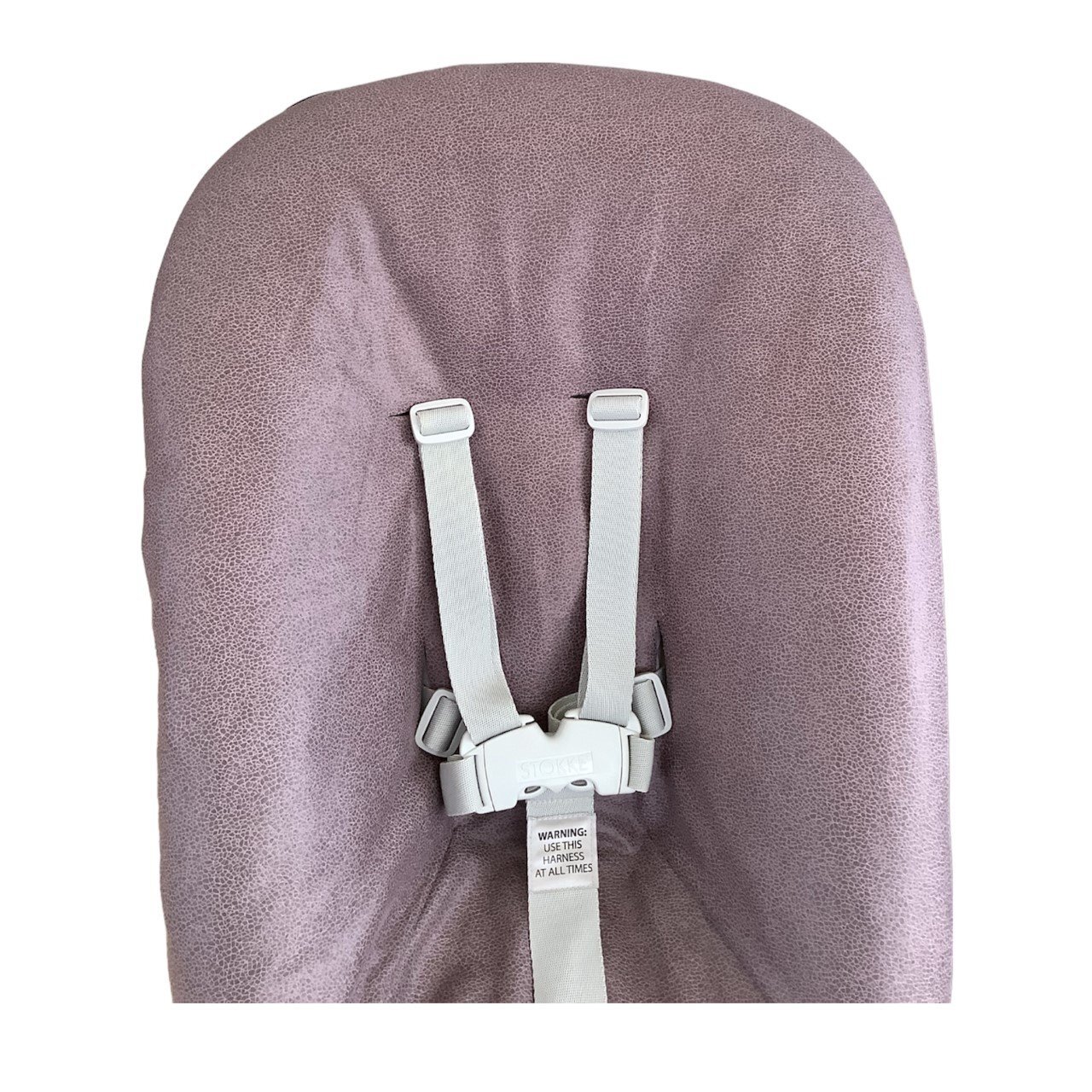 #76 Stokke newborn hoes, Mauve suéde look. Ook voor Kidsmill up.