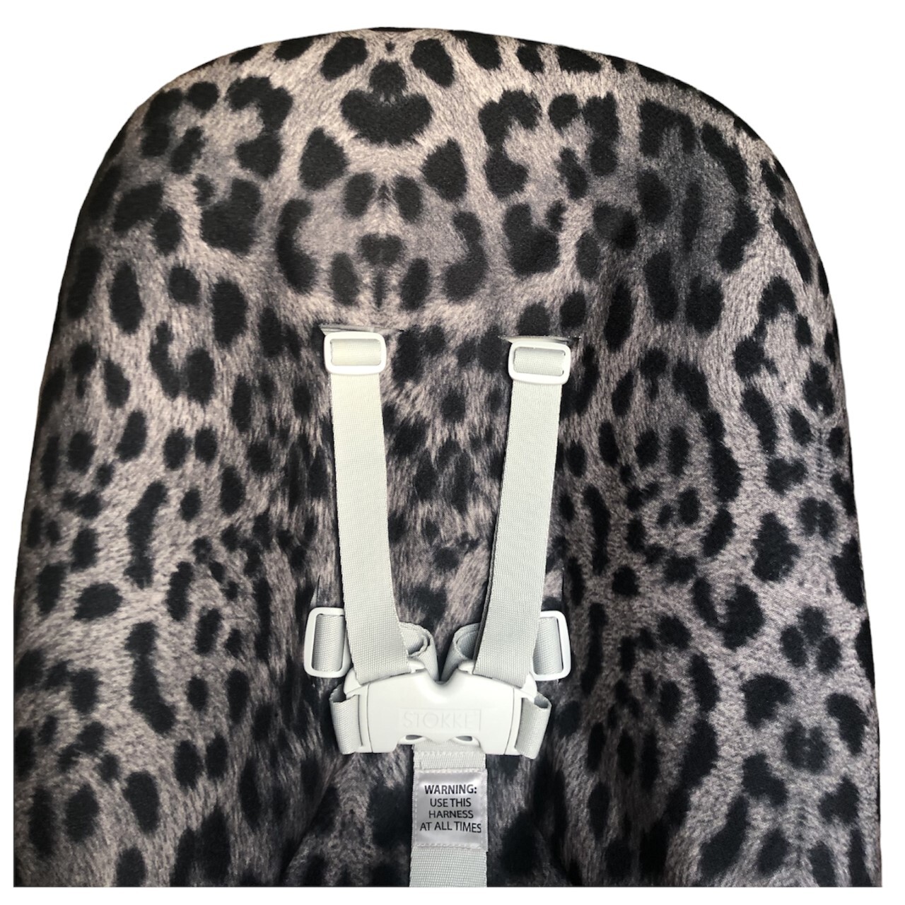 #49 Stokke newborn hoes, Panter zwart/grijs. Ook voor Kidsmill up.