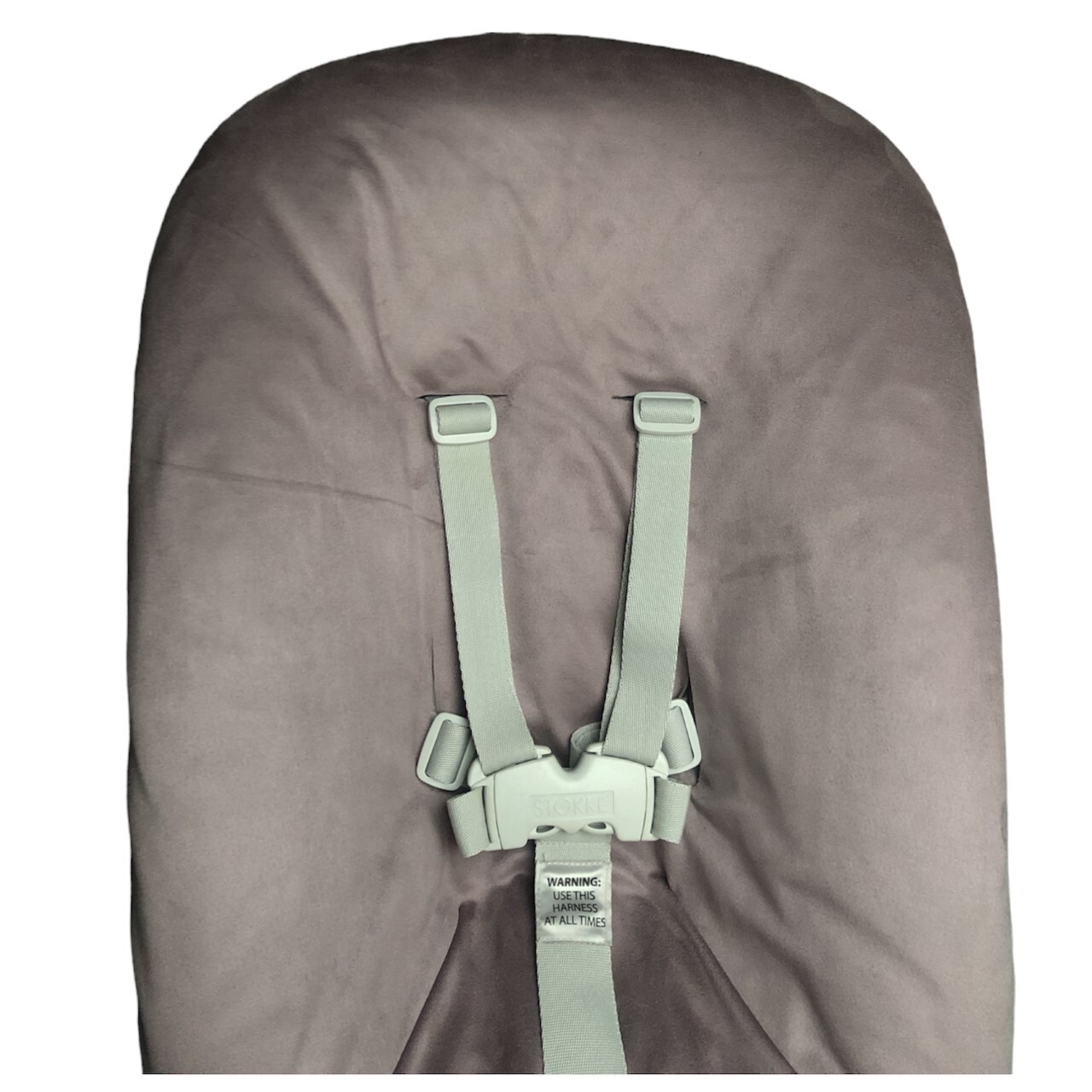 #56 Stokke newborn hoes, Oud paars suéde look effen. Ook voor Kidsmill up.
