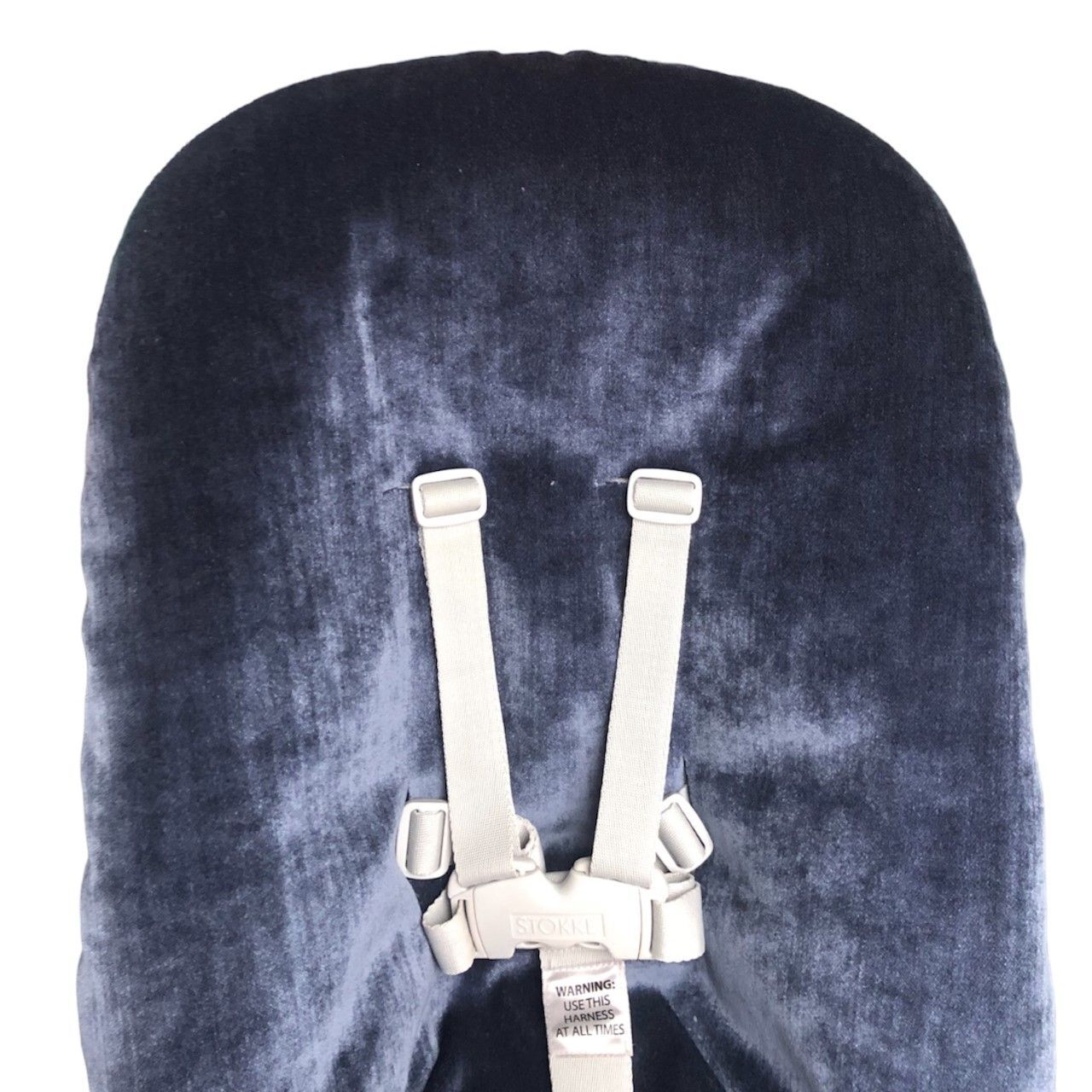 #05 Stokke newborn hoes, Velours blauw. Ook voor Kidsmill up.
